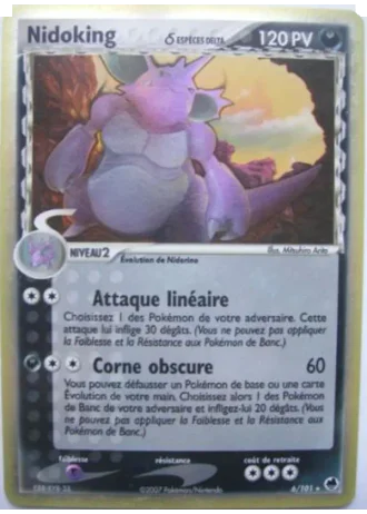 Nidoking #6 — EX Île des Dragons