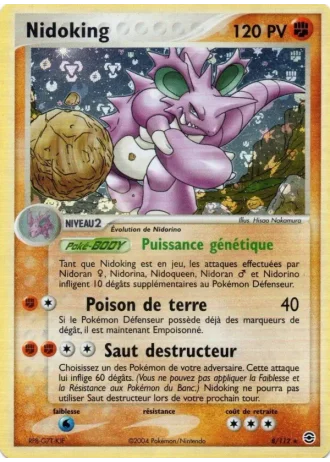 Nidoking #8/112 — EX Rouge Feu & Vert Feuille