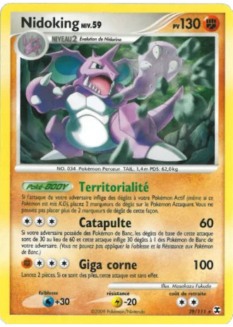 Nidoking Niv. 59 #29 — Rivaux Émergeants