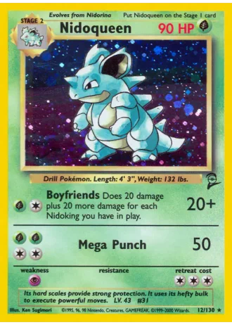 Nidoqueen #12/130 — Base Set 2