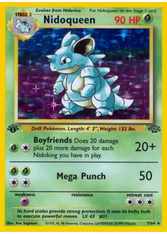 Nidoqueen (1st Edition) #7 — Jungle (1st Edition)