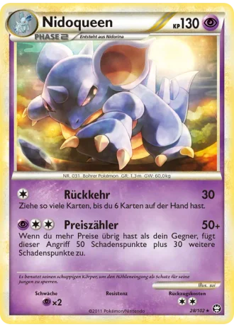 Nidoqueen #28 — Triumph