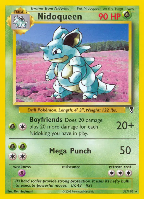 Nidoqueen #32 — Legendary Collection