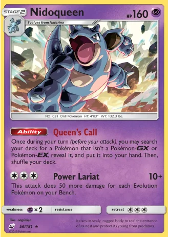 Nidoqueen #56/181 — Team Up