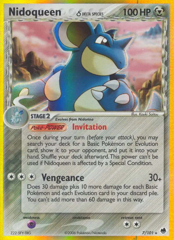 Nidoqueen #7 — EX Dragon Frontiers