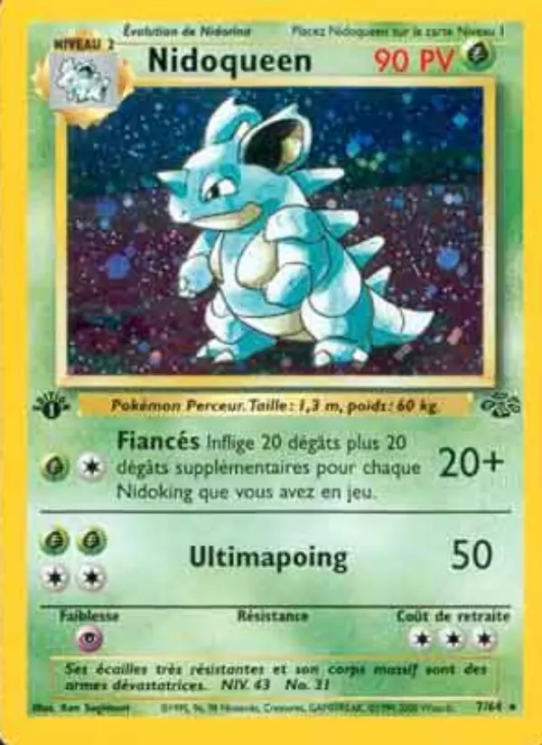 Nidoqueen (première édition) #7 — Jungle (1ère Édition)