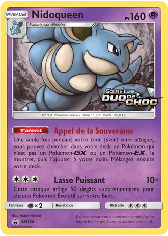 Nidoqueen SM160 — Soleil & Lune Promos