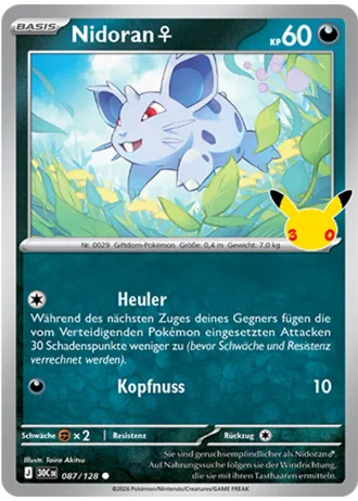 Nidoran♀ #087 — 30 Jahre
