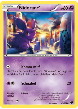 Nidoran♂ #43 — Dampfkessel