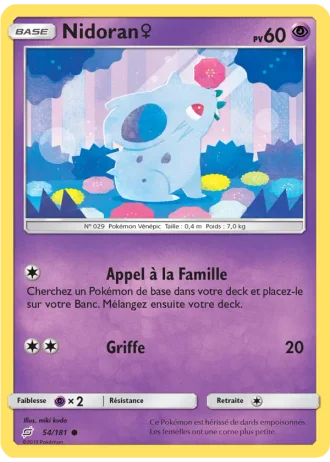 Nidoran♀ #54/181 — Duo de Choc