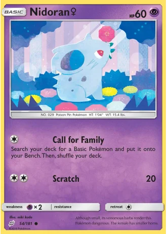 Nidoran♀ #54/181 — Team Up