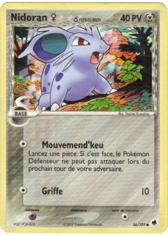 Nidoran♀ #56/101 — EX Île des Dragons
