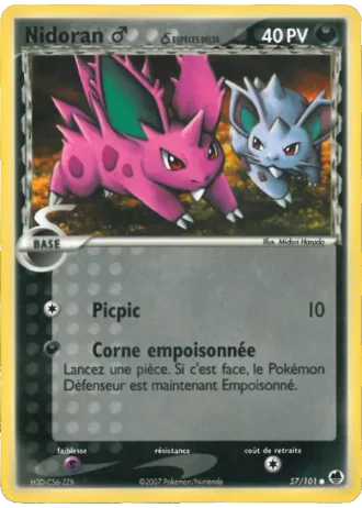 Nidoran♂ #57/101 — EX Île des Dragons