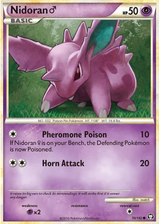 Nidoran♂ #70/102 — Battaglie Trionfali