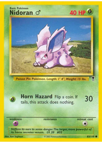 Nidoran♂ #83 — Legendary Collection