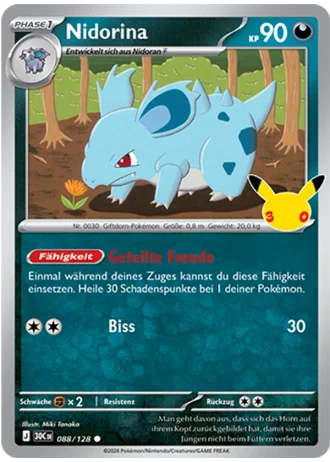 Nidorina #088/128 — 30 Jahre