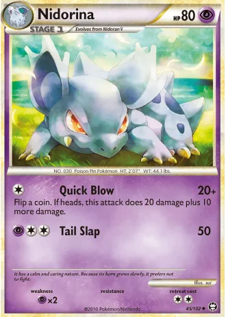 Nidorina #45/102 — Triumphant