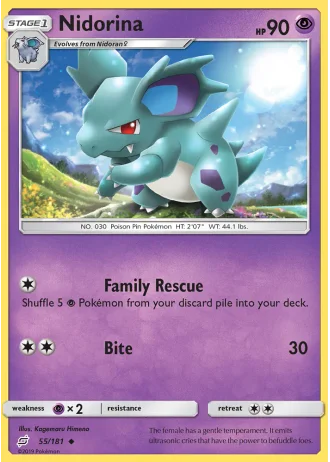 Nidorina #55/181 — Team Up