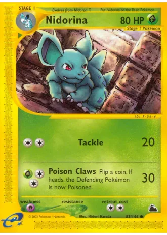 Nidorina #83/144 — Skyridge