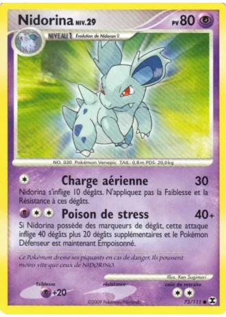 Nidorina Niv. 29 #73/111 — Rivaux Émergeants