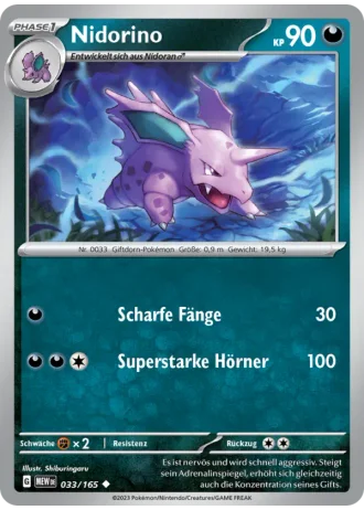 Nidorino #033/165 — 151