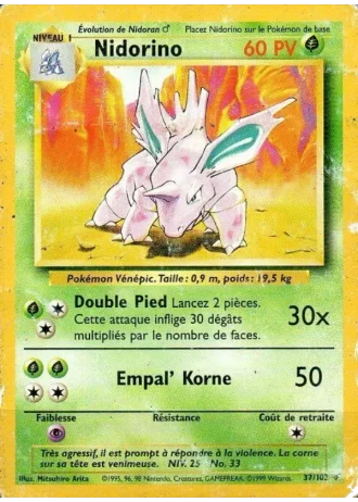 Nidorino #37 — Set de Base