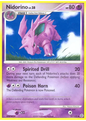 Nidorino #57/132 — Prodigi Segreti