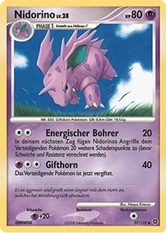 Nidorino #57/132 — Rätselhafte Wunder