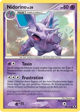 Nidorino #74/111 — Aufstieg der Rivalen