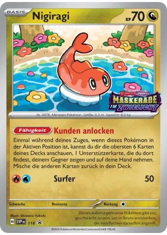 Nigiragi #118 — Karmesin & Purpur Promos