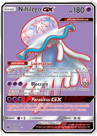 Nihilego GX #103/111 — Invasione Scarlatta