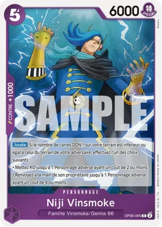 Niji Vinsmoke (OP06-065) (Full Art) — ONE PIECE CARD THE BEST (PRB01)