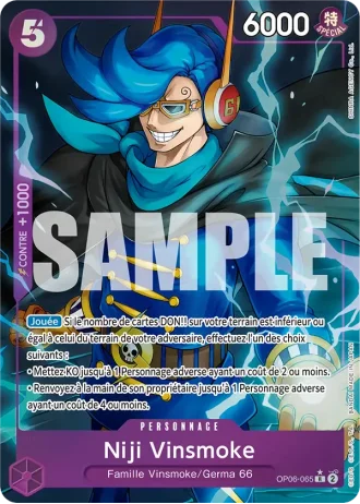 Niji Vinsmoke (OP06-065) (Reprint) — ONE PIECE CARD THE BEST (PRB01)