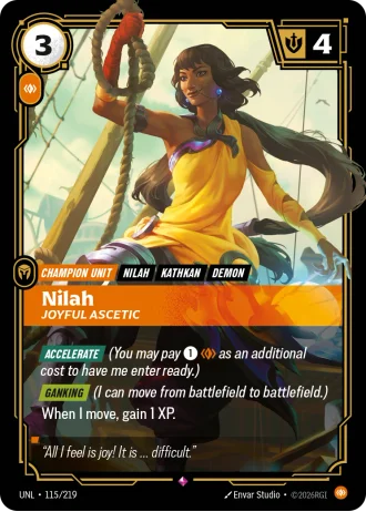 Nilah, Joyful Ascetic #115/219 — Unleashed
