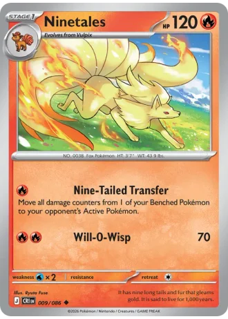 Ninetales #009/86 — Chaos Rising