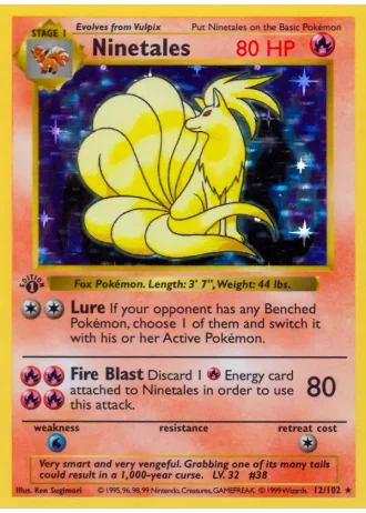 Ninetales #12/102 — Base Set