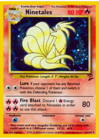 Ninetales #13/130 — Base Set 2
