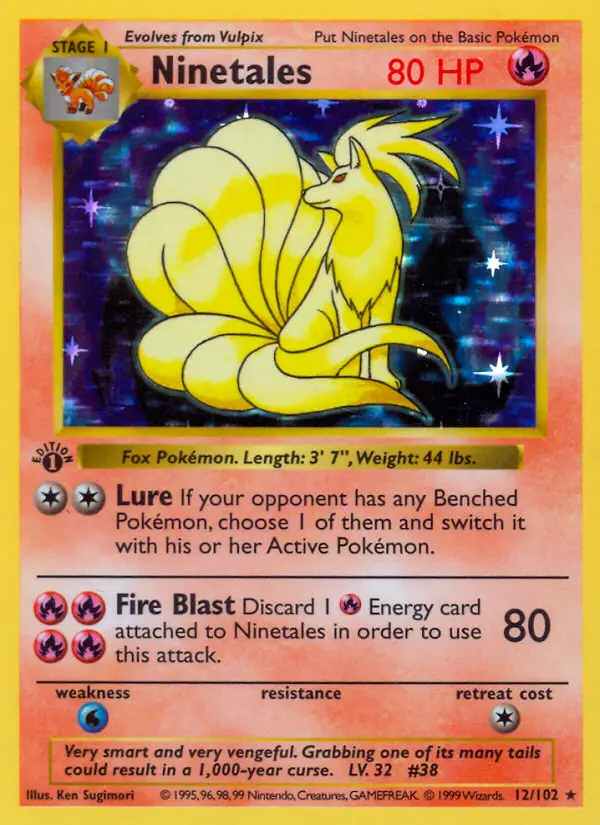 Ninetales (1st Edition) #12 — Base Set (1st Edition)