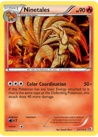 Ninetales #21 — Legendary Treasures