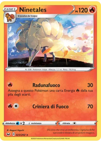 Ninetales #23/202 — Spada e Scudo