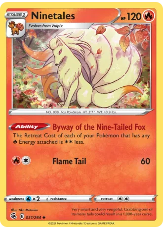 Ninetales #31 — Fusion Strike