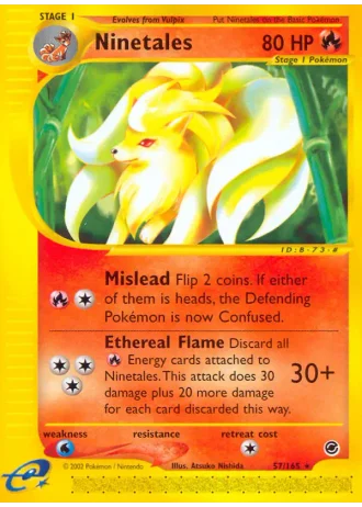 Ninetales #57 — Expedition Base Set