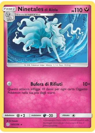 Ninetales di Alola #145 — Eclissi Cosmica