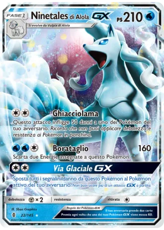 Ninetales di Alola GX #22/145 — Guardiani Nascenti
