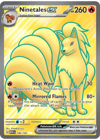 Ninetales ex #186/165 — 151