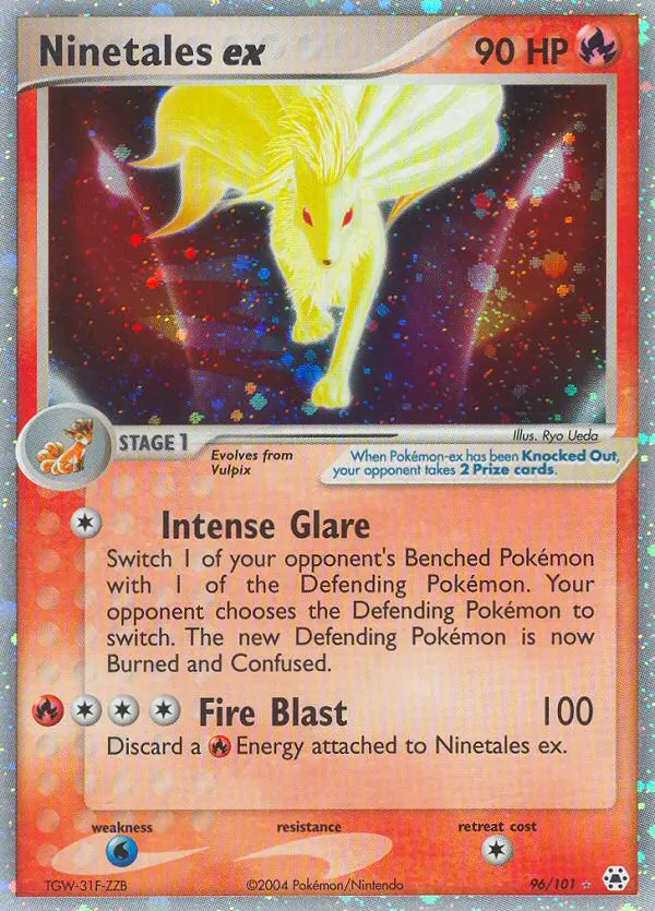 Ninetales ex #96 — EX Leggende Nascoste