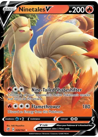 Ninetales V #26 — Rebel Clash