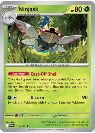 Ninjask #017/132 — Mega Evolution