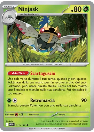 Ninjask #017/132 — Megaevoluzione
