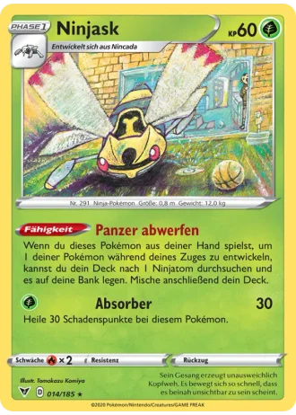 Ninjask #14/185 — Farbenschock